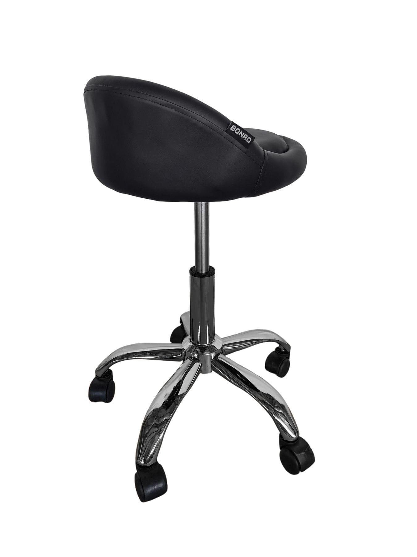 Табурет на колесах со спинкой круглый Черный (368130) - фото 3 Табурет на колесах со спинкой круглый Черный (368130) - фото 3