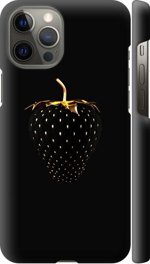 Чехол на iPhone 12 Pro Max Черная клубника (3585c-2054-42517)