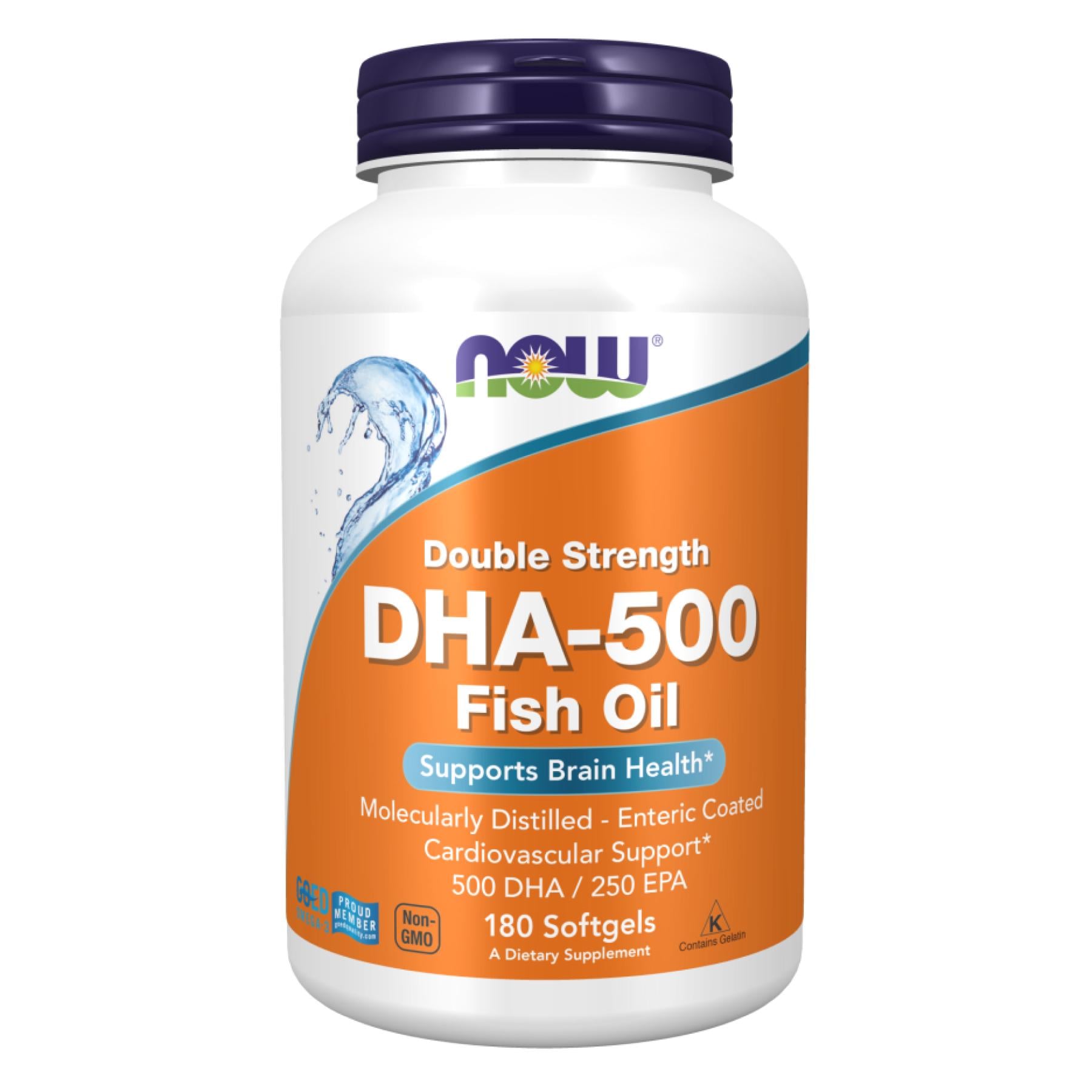 Натуральная добавка DHA 500 mg 180 sgels (2022-10-2585)