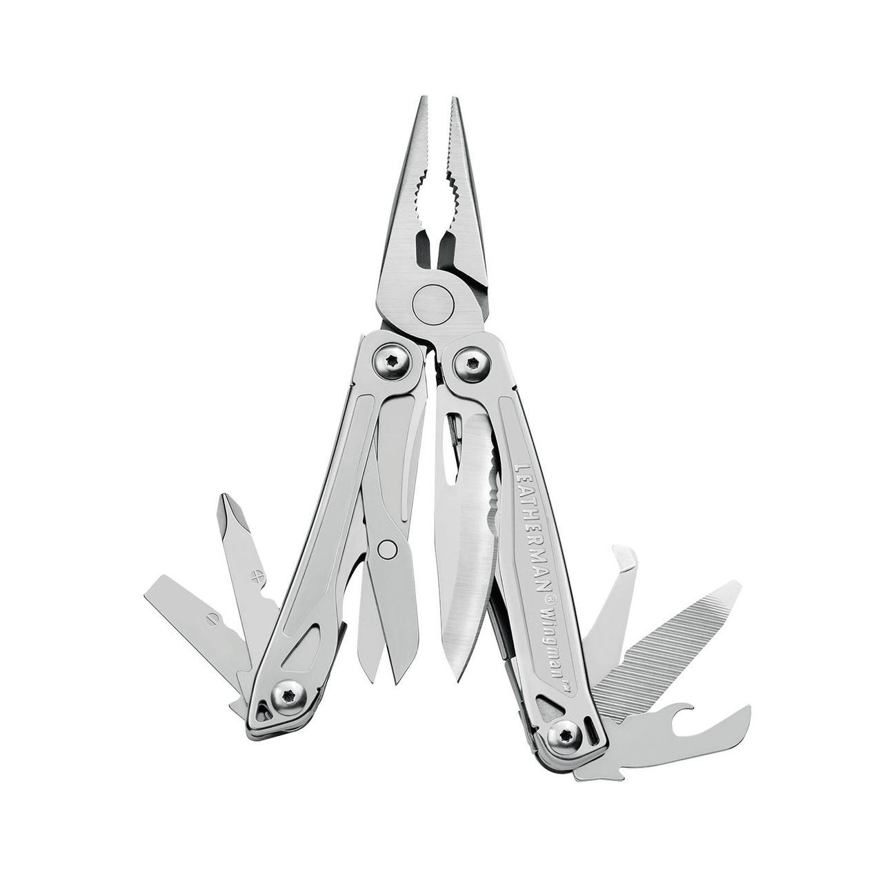 Мультитул Leatherman Wingman с комбинированным ножом и чехлом Stainless Steel (000615) - фото 3