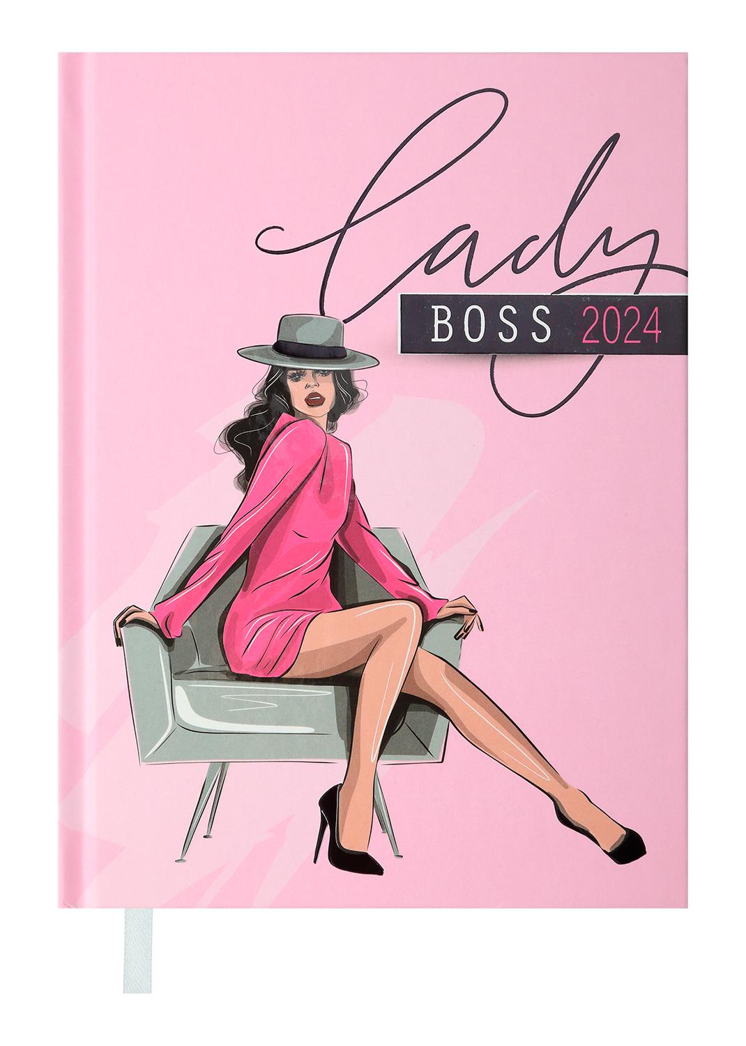 Дневник BUROMAX 2024 А5 Women Розовый (BM.2181-10)