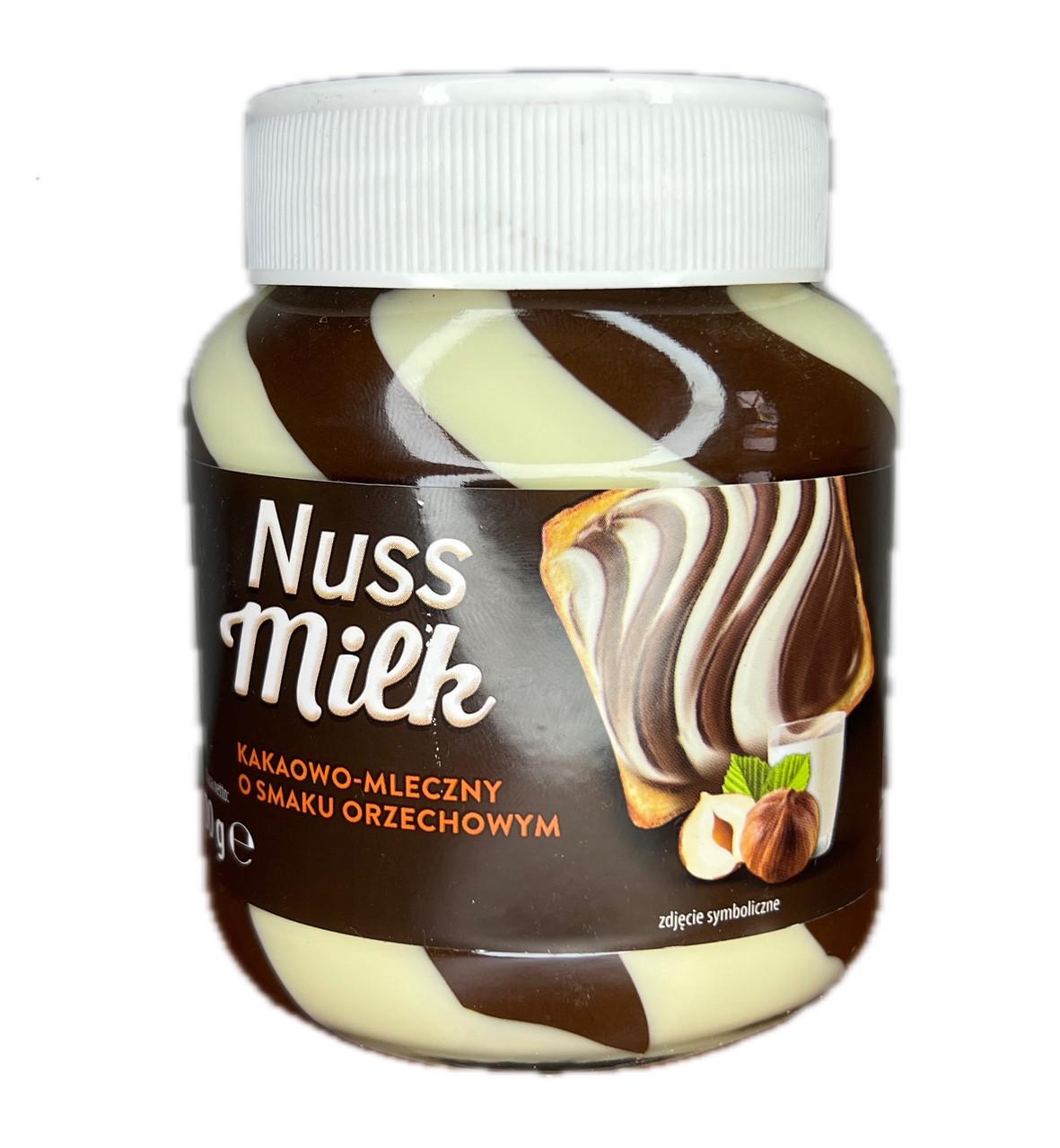 Паста шоколадно ореховая NussMilk какао-молоко 400 г