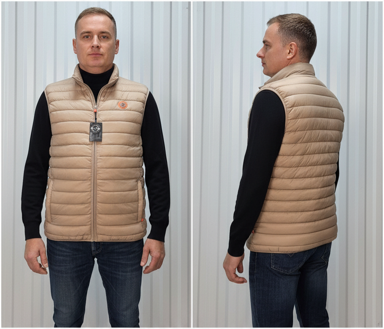 Куртка чоловіча Just Emporio S Бежевий (1617) - фото 5 Куртка чоловіча Just Emporio S Бежевий (1617) - фото 5