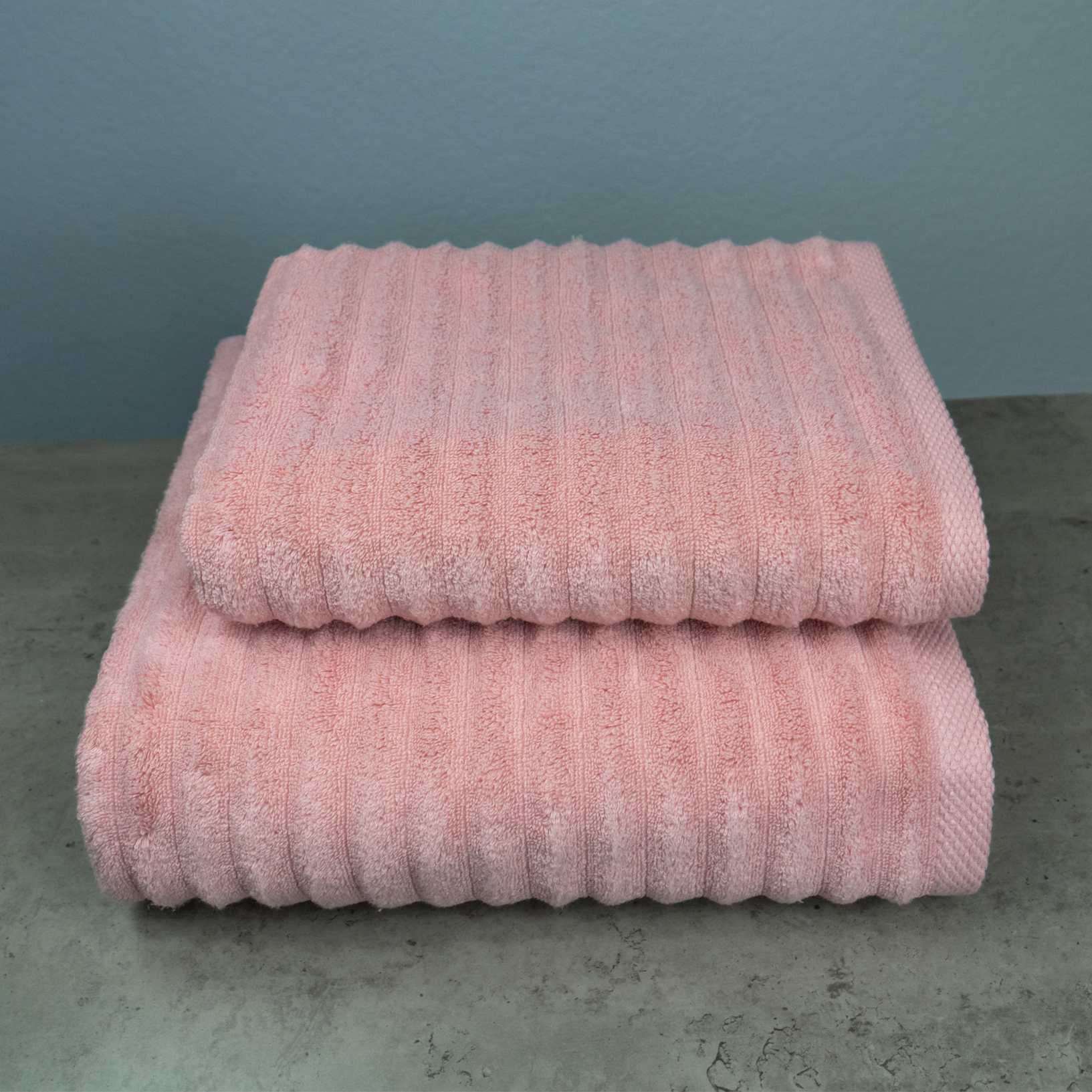 Набор полотенец GM Textile Зеро Твист 2 шт. 50x90 см/70x140 см Розовый (550-2k-zt-pink)
