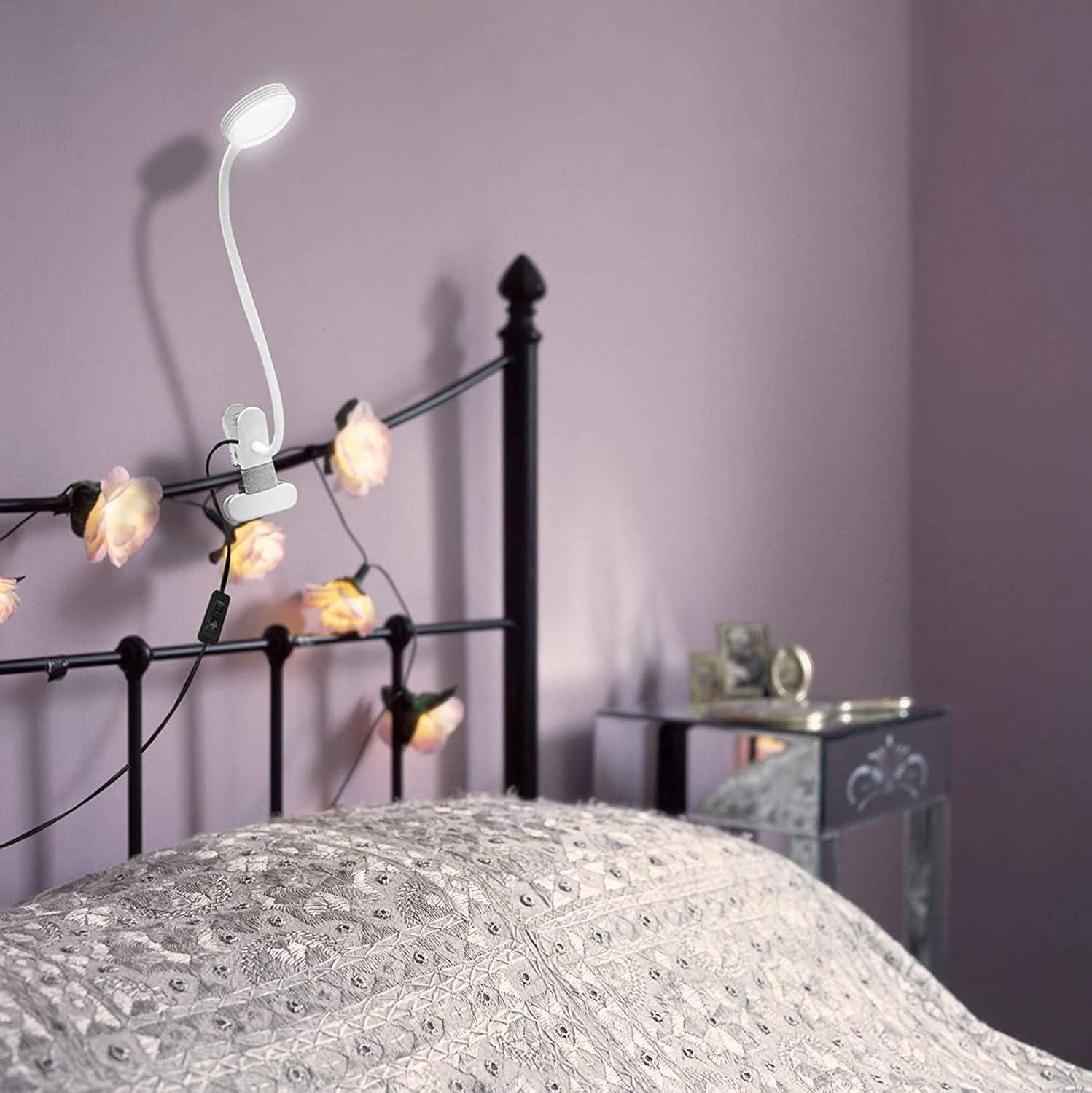 Настольная гибкая лампа LEPOWER LED Clip Desk Lamp White - фото 6 Настольная гибкая лампа LEPOWER LED Clip Desk Lamp White - фото 6