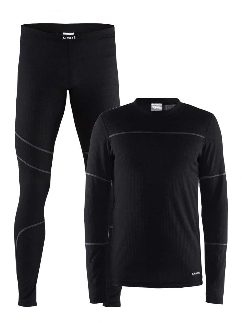 Термобелье мужское Craft Baselayer Set M-M Black/Granite (iz12387)