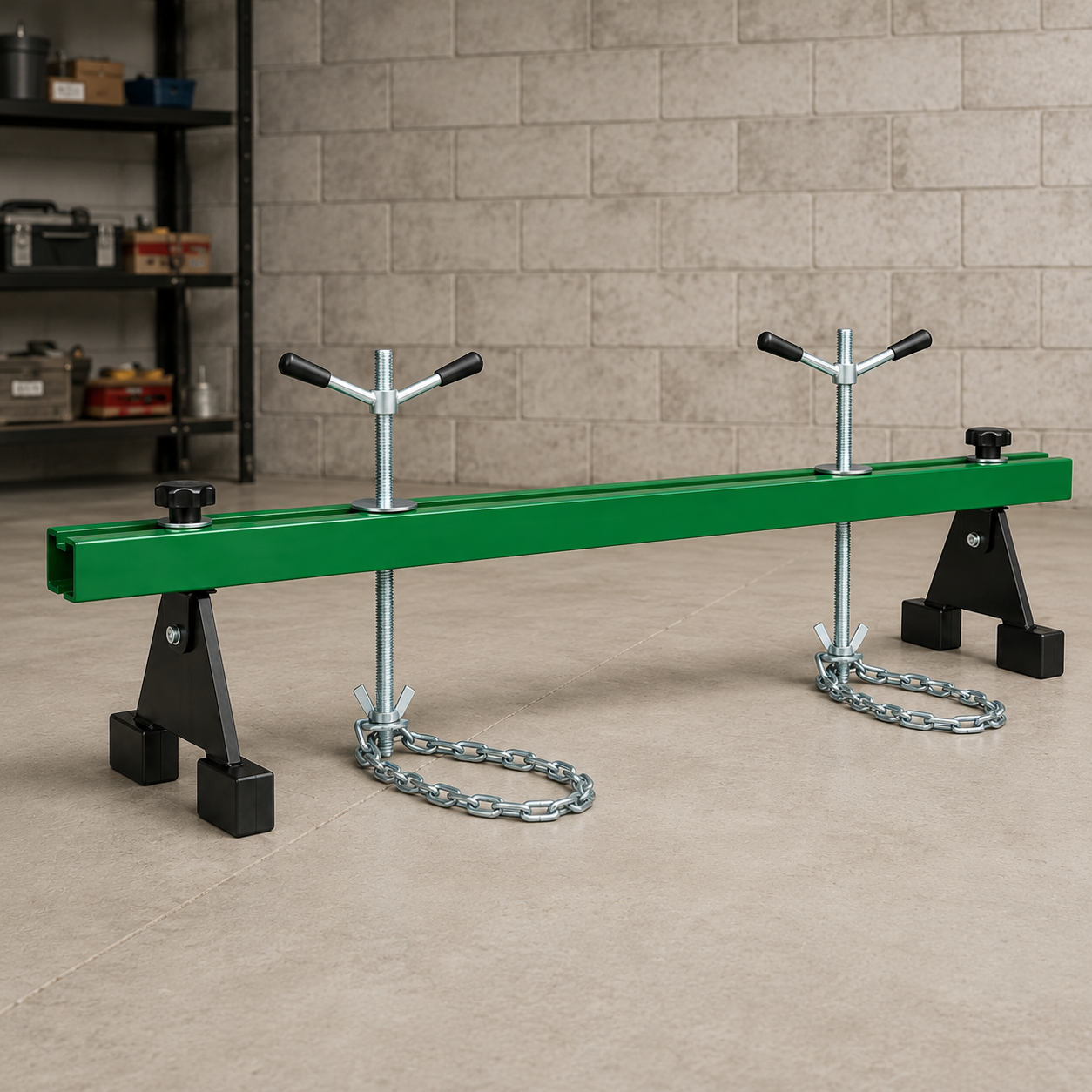 Траверса Helper HP-1113 1,5 м 500 кг с цепями захват с двух сторон для подвешивания двигателя
