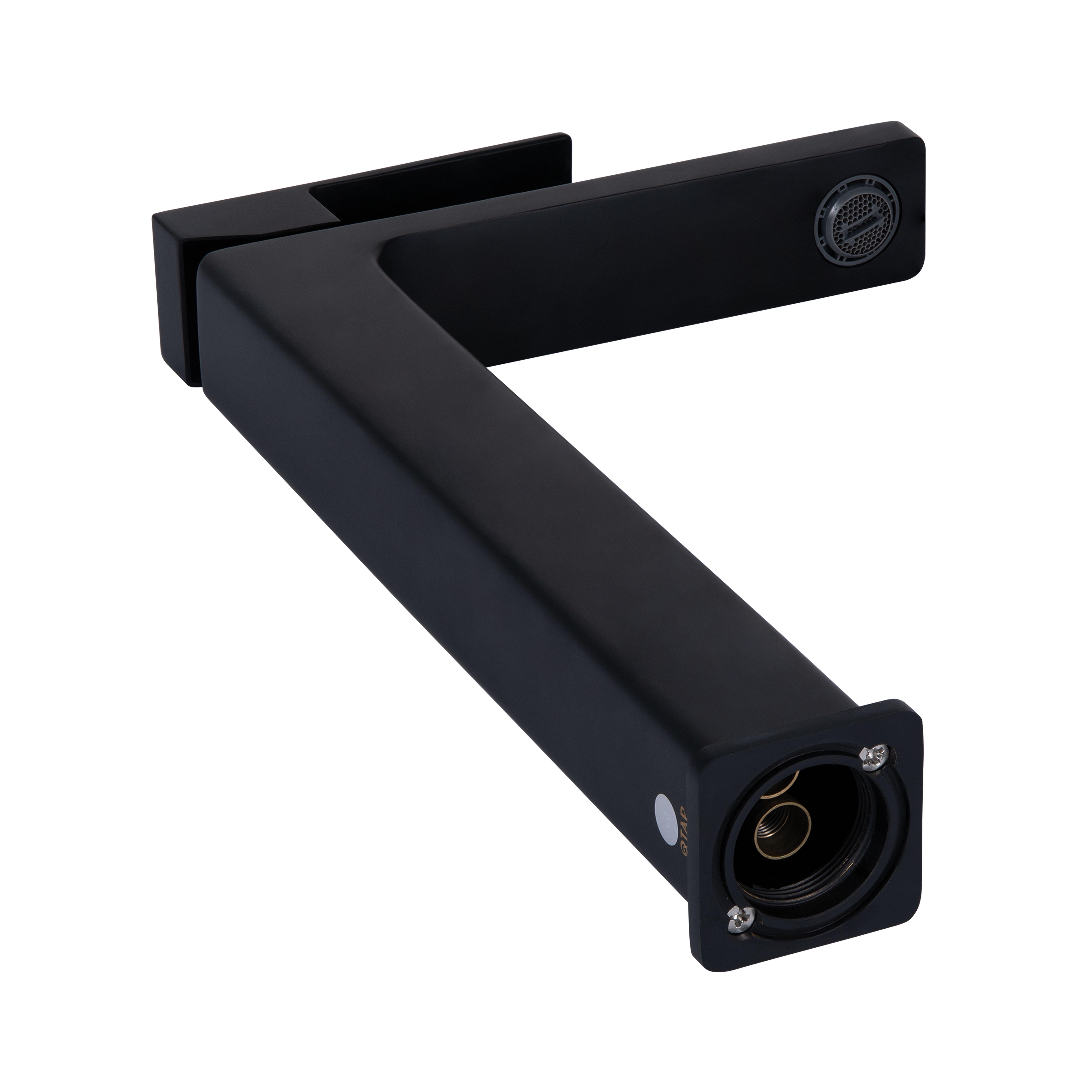 Смеситель для раковины Qtap Gemini высокий Black matt (QTGEM269BLM45678)