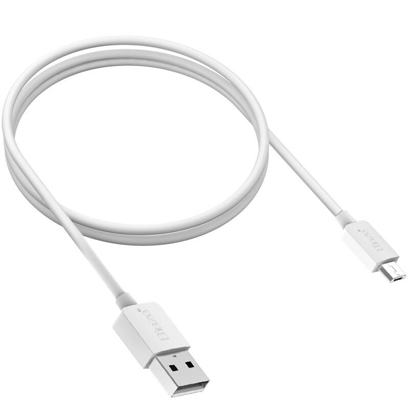 Кабель Biaze для зарядки и передачи данных Micro USB 1 м Белый Кабель Biaze для зарядки и передачи данных Micro USB 1 м Белый