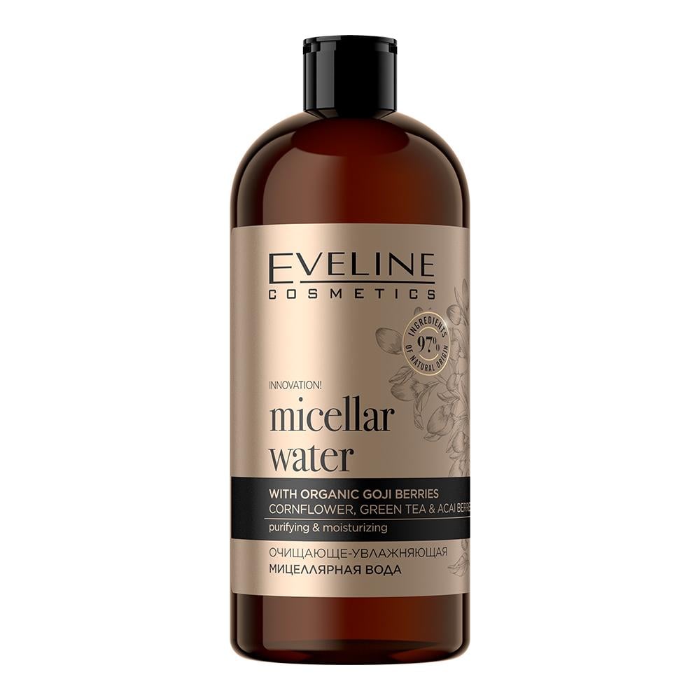 Очищающая увлажняющая мицеллярная вода Eveline 500 мл (5903416028826) Очищающая увлажняющая мицеллярная вода Eveline 500 мл (5903416028826)