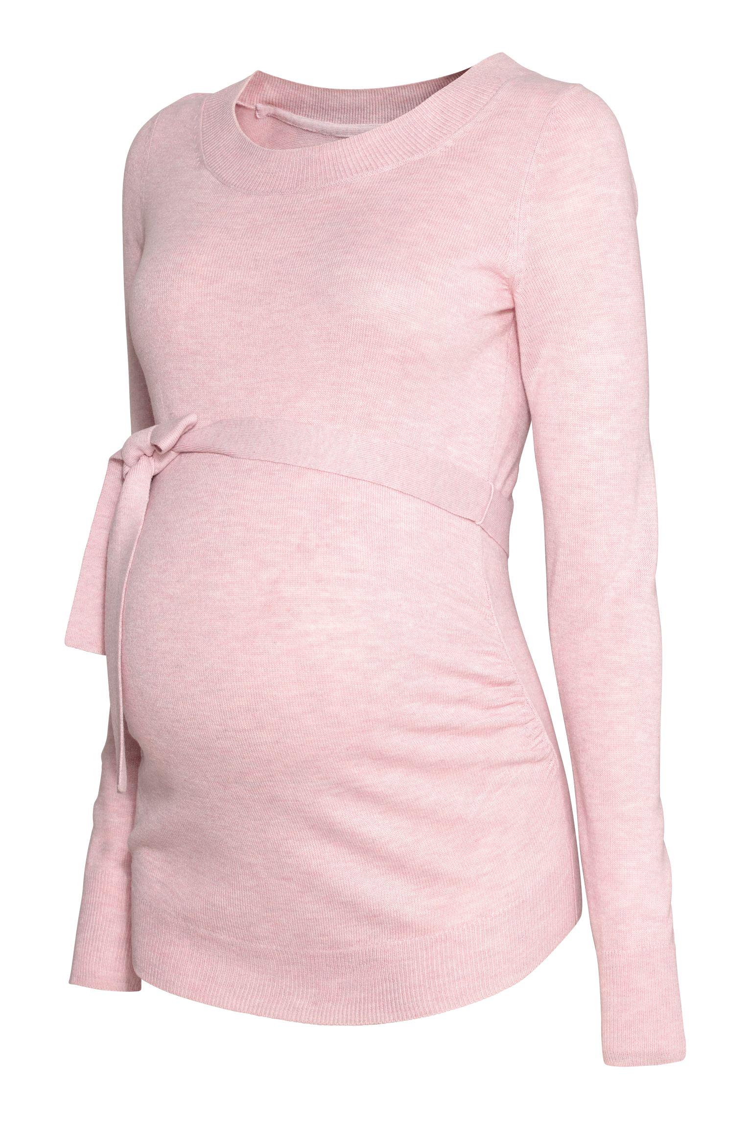 Джемпер для беременных H&M XS Светло-розовый (4075202416)