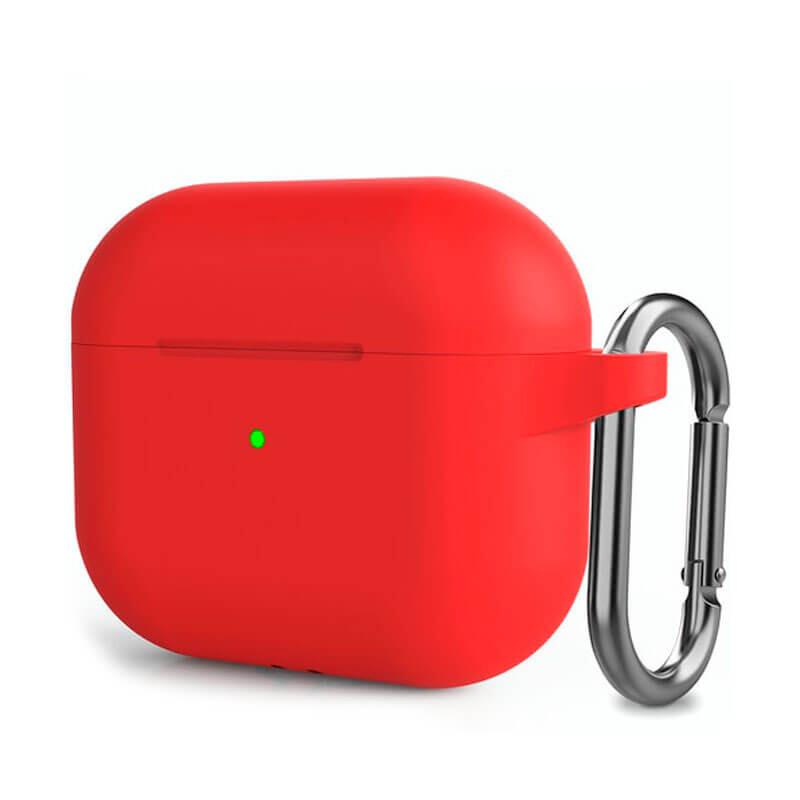 Силиконовый чехол для наушников Silicone Case AirPods 3, Red