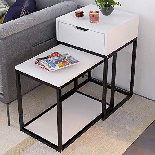 Журнальный столик из дерева Эстергом Венге/Зефир (ЖРС-00051220)