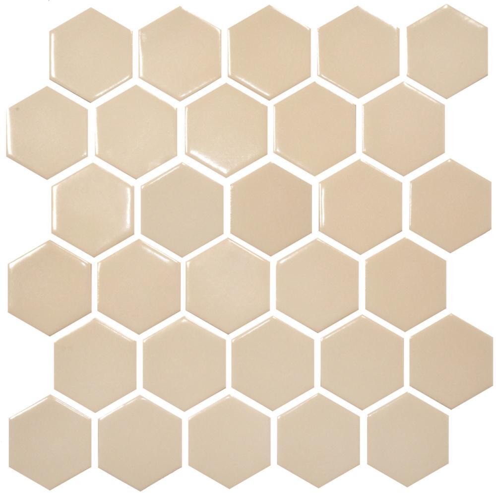 Керамическая мозаика Kotto Ceramica HEXAGON H 6018 295x295x9 мм Biege Smoke