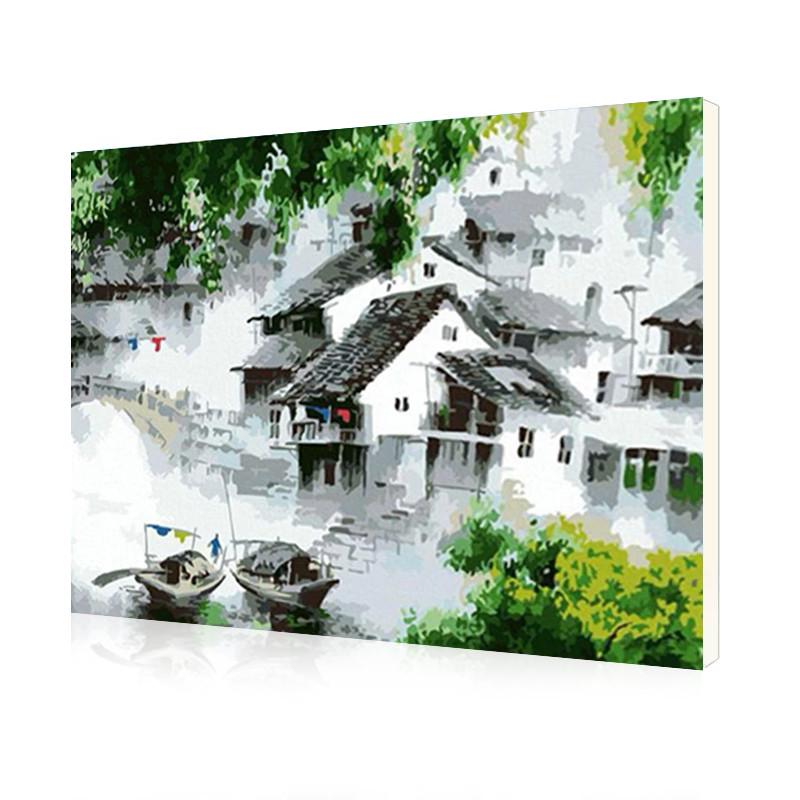 Картина по номерам Lesko DIY E162 "Чарующий Восток"