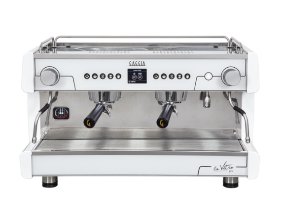Кофемашина Gaggia La Vetro Pro 2G Белый/Серебряный (31949196)