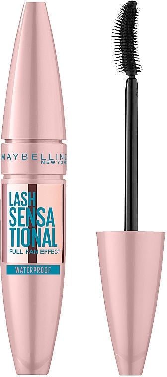 Туш для вій водостійка Maybelline Lash Sensational Waterproof 9,4 мл Black (381665)