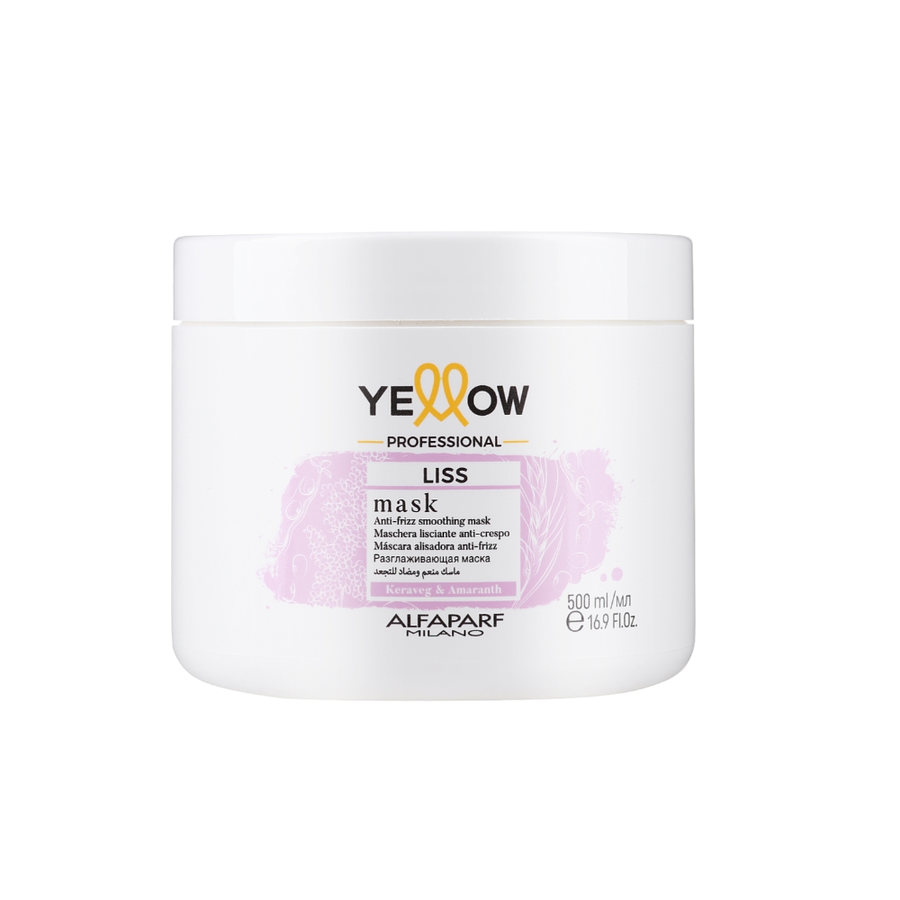 Маска розгладжувальна для волосся Yellow Liss Anti-Frizz Smoothing Mask 500 мл