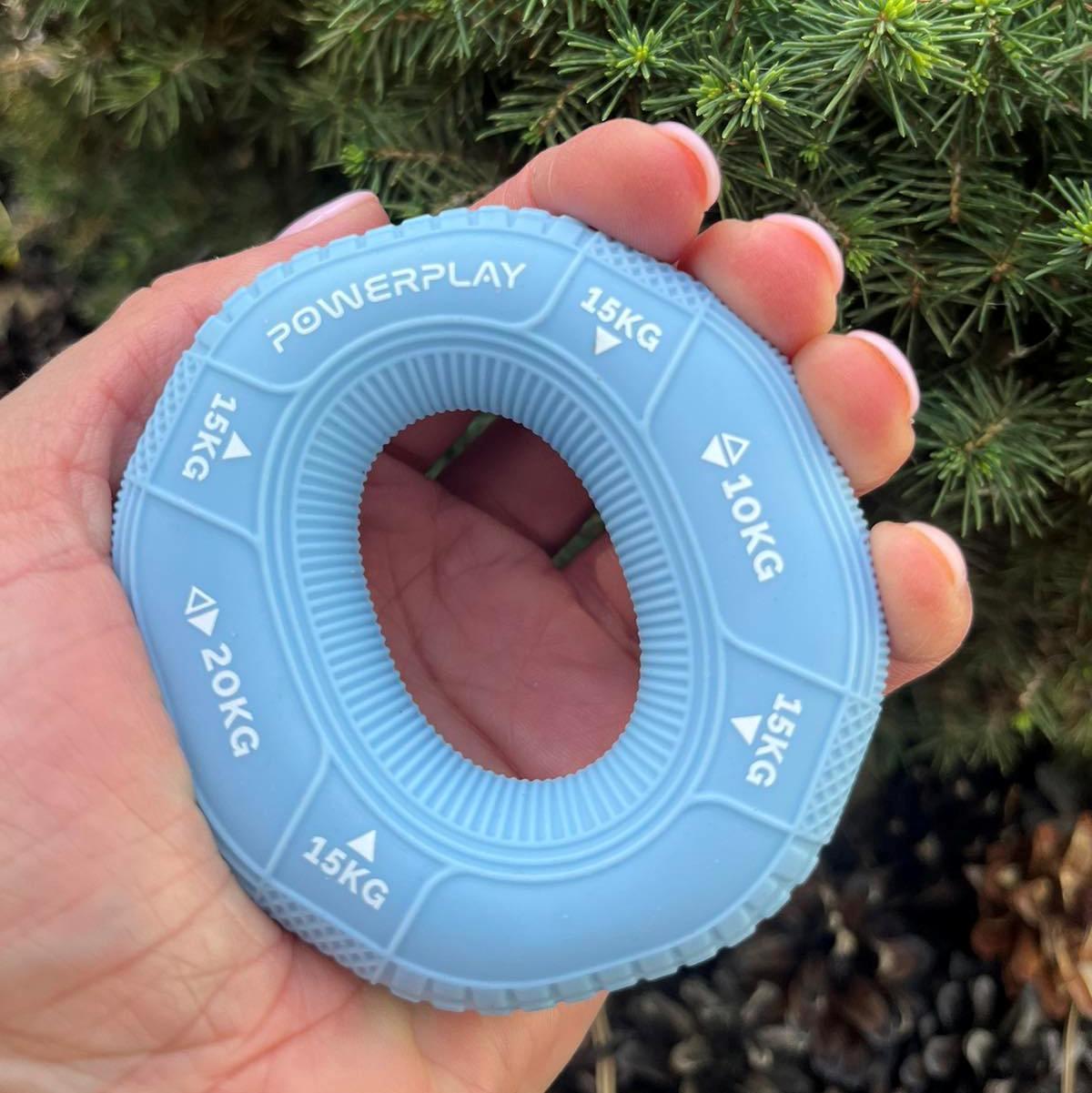 Эспандер кистевой силиконовый PowerPlay PP-4331 Hand Grip Light 10-15-20 кг Голубой (A-013226) - фото 6 Эспандер кистевой силиконовый PowerPlay PP-4331 Hand Grip Light 10-15-20 кг Голубой (A-013226) - фото 6