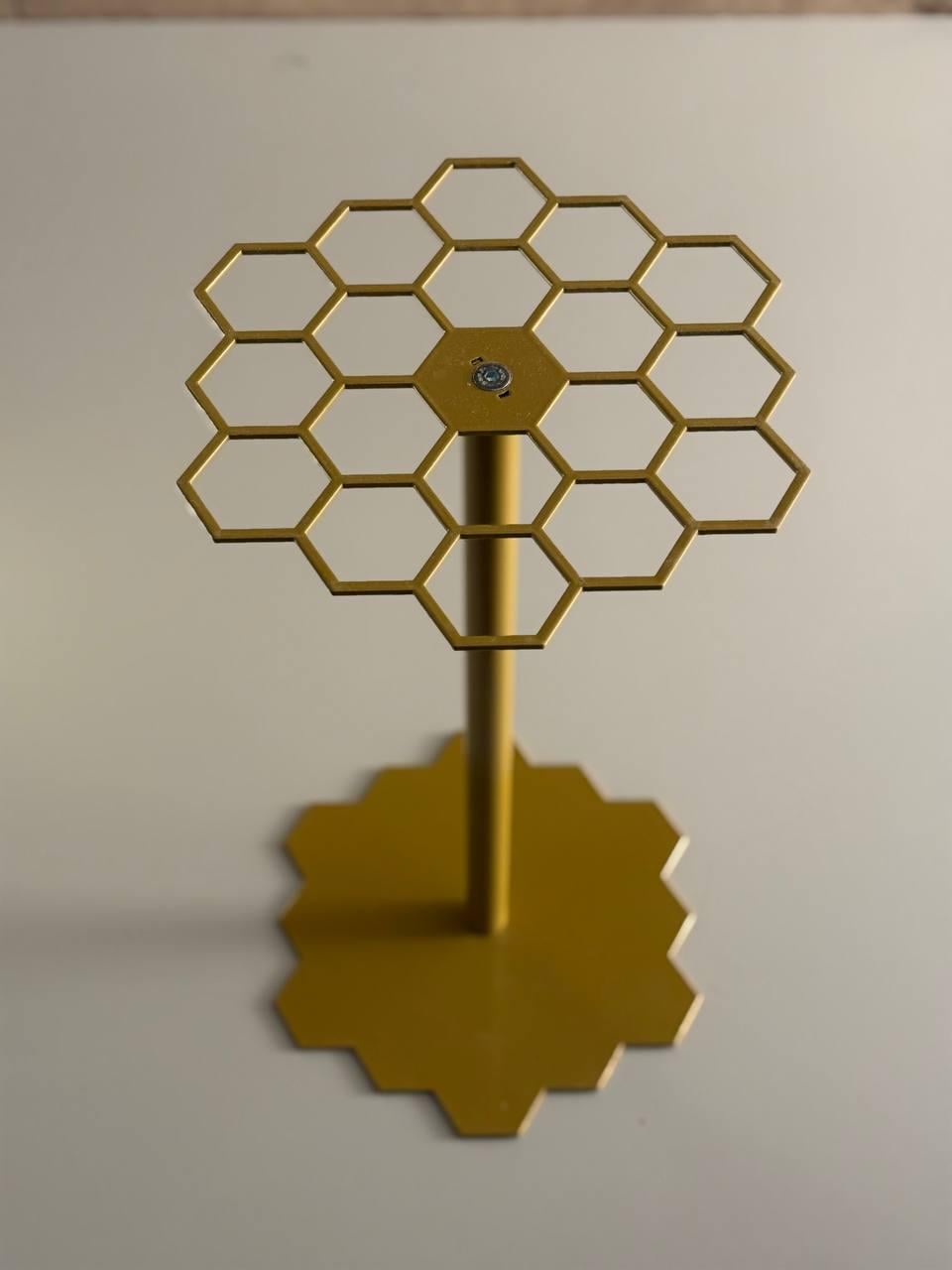 Медальница настольная E-Trophy стальная Золото Медальница настольная E-Trophy стальная Золото