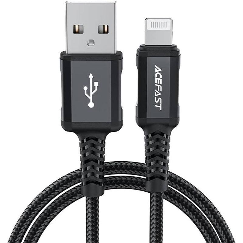 Кабель дата Acefast MFI C4-02 USB-A to Lightning 1,8 м Black (00000065912_1)