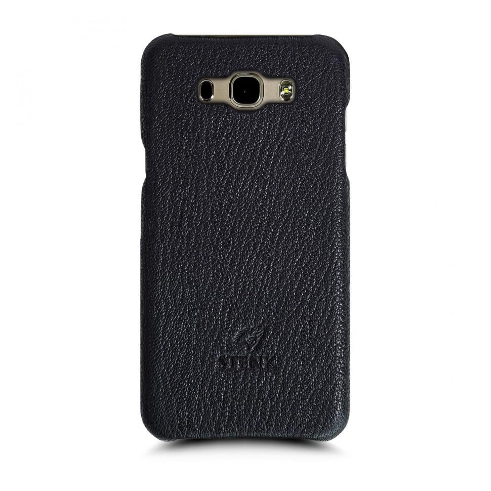 Кожаная накладка Stenk Cover для Samsung Galaxy J7 (2016) Черный (69430)
