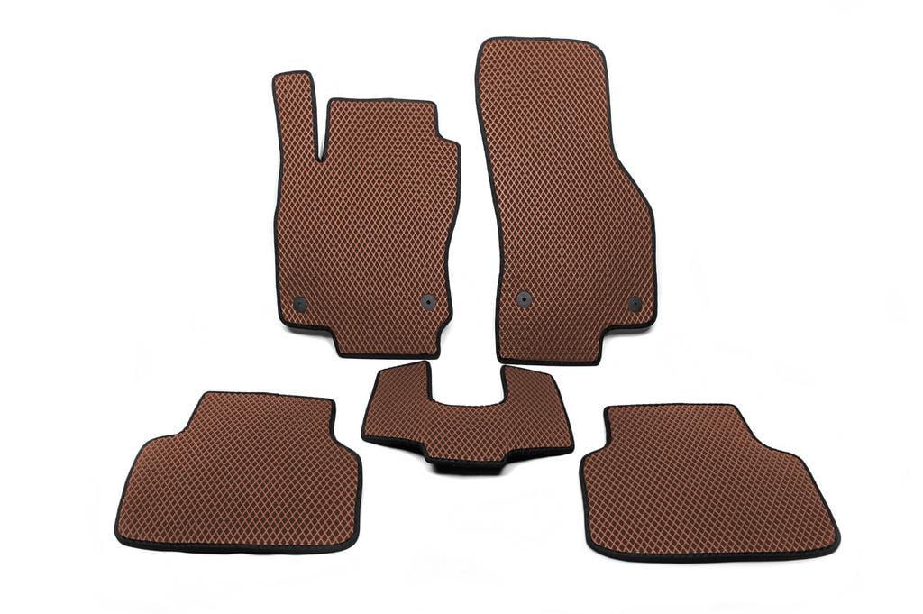 Коврики EVA Digital Designs для Volkswagen Passat B8 2015-2023 гг. этилвинилацетат Коричневый