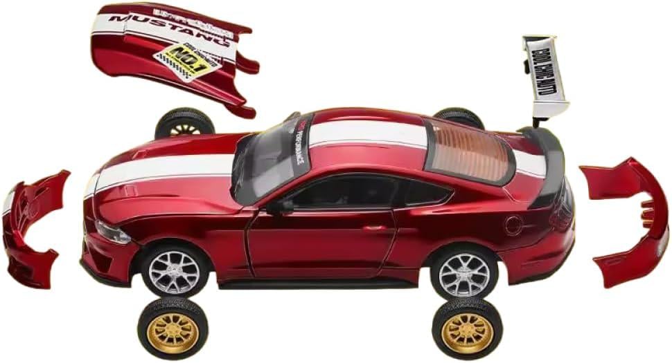 Модель автомобіля Ford Mustang GT 1/43 легкосплавна Червоний (23191107)