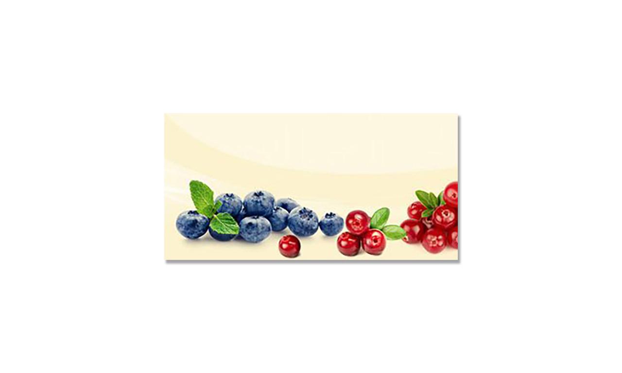 Наклейка виниловая на стол Zatarga Клюква и Голубика 600х1200 мм (1289776763)