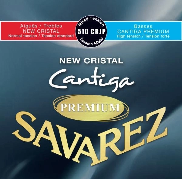 Струны для классической гитары Savarez New Cristal Cantiga Premium 510CRJP Mixed Tension (126179)