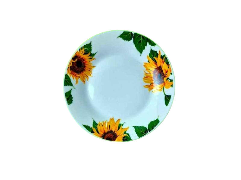 Тарілка S&T Соняшники 19 см Білий (ST30000-1900)