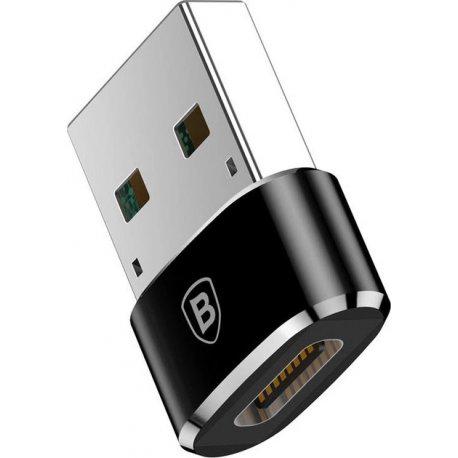 Перехідник BASEUS Type-C до USB Black (CAAOTG-01)