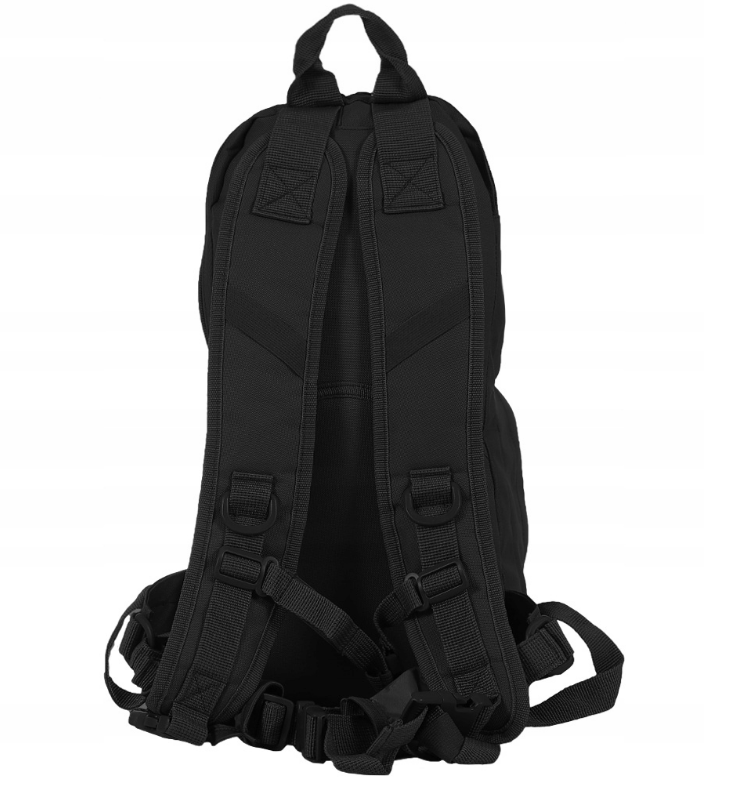 Рюкзак військовий Camo Military Gear Humi 9.5 л Чорний (541338) - фото 4 Рюкзак військовий Camo Military Gear Humi 9.5 л Чорний (541338) - фото 4