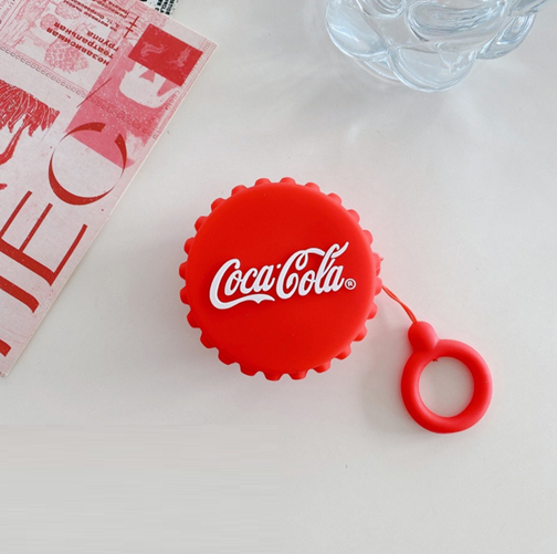 Чехол для наушников силиконовый Alitek Кола для Samsung Galaxy Buds 2 Pro/2/Pro/Live с кольцом (24973318)