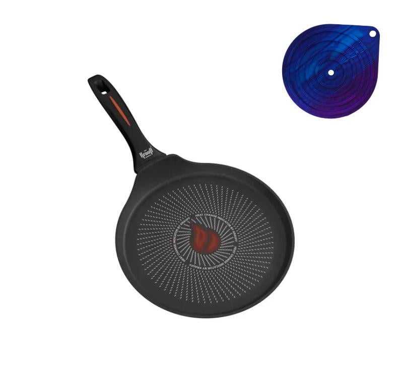 Сковорода для блинов Krauff Smart Fry 24 см с подставкой (28468)