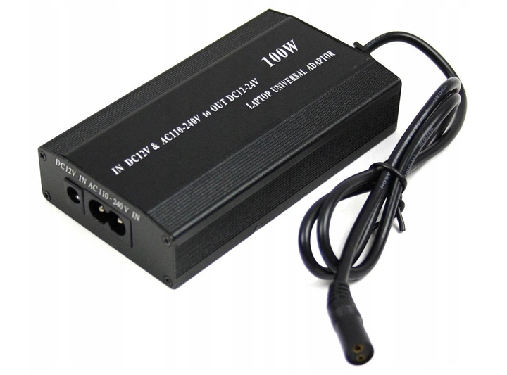 Блок питания для ноутбука в автомобиль 100 Вт 12-24 В 230 В USB (00026F2)