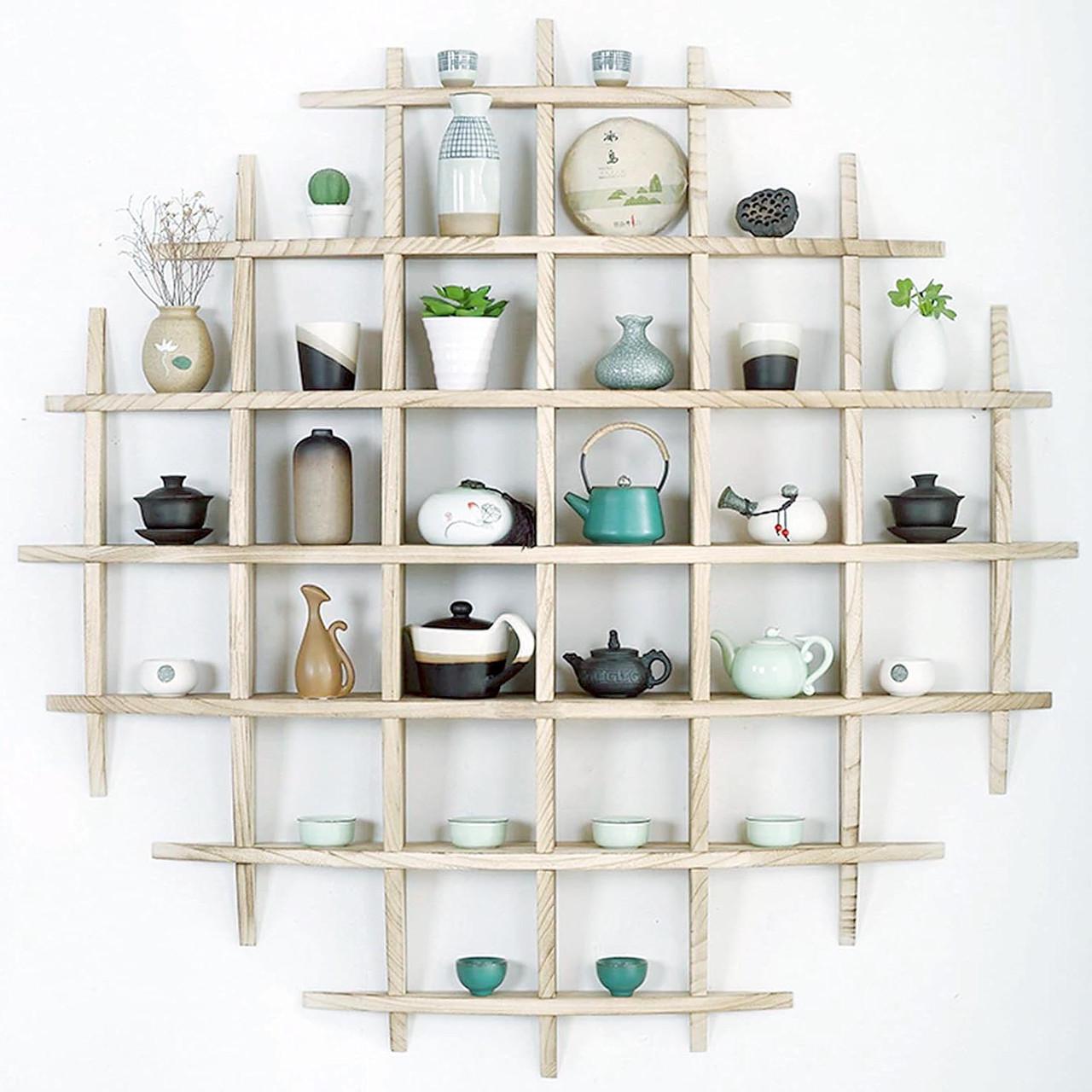 Полка для кружек из дерева Кармира Бланже (СДК-006501)