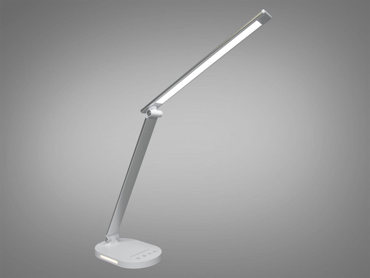 Настільна лампа з нічником LED 6W 5503SL-LS Хром сатин (2140355301) - фото 5