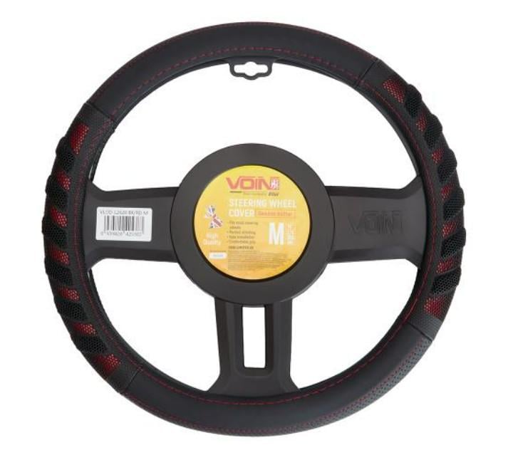Чехол на руль VLOD-L2628 BK/RD M Черный