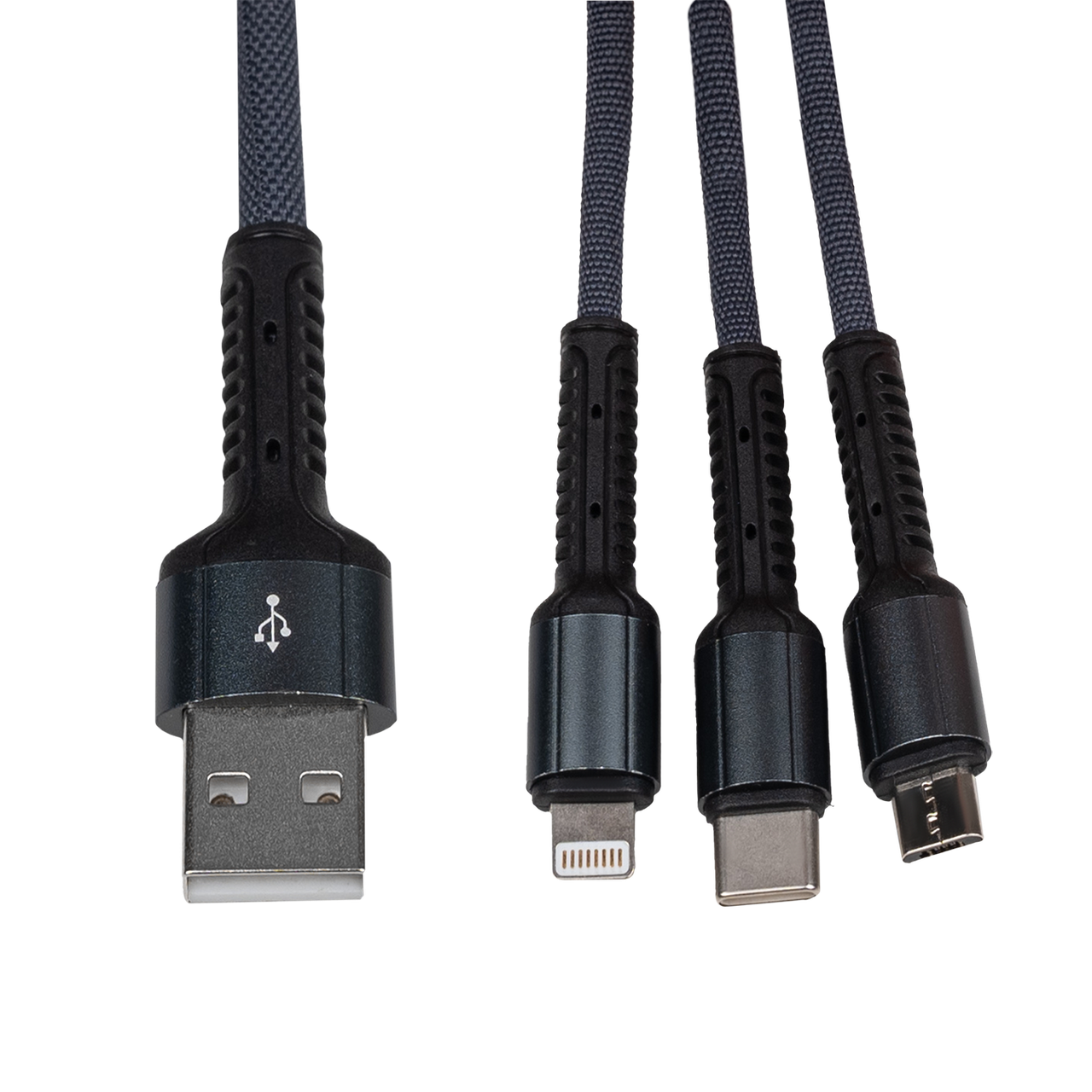 Кабель (шнур) LogicPower 3 в 1 USB 3.0 to Type-C/Lightning/Micro-USB 1м (C20CM)