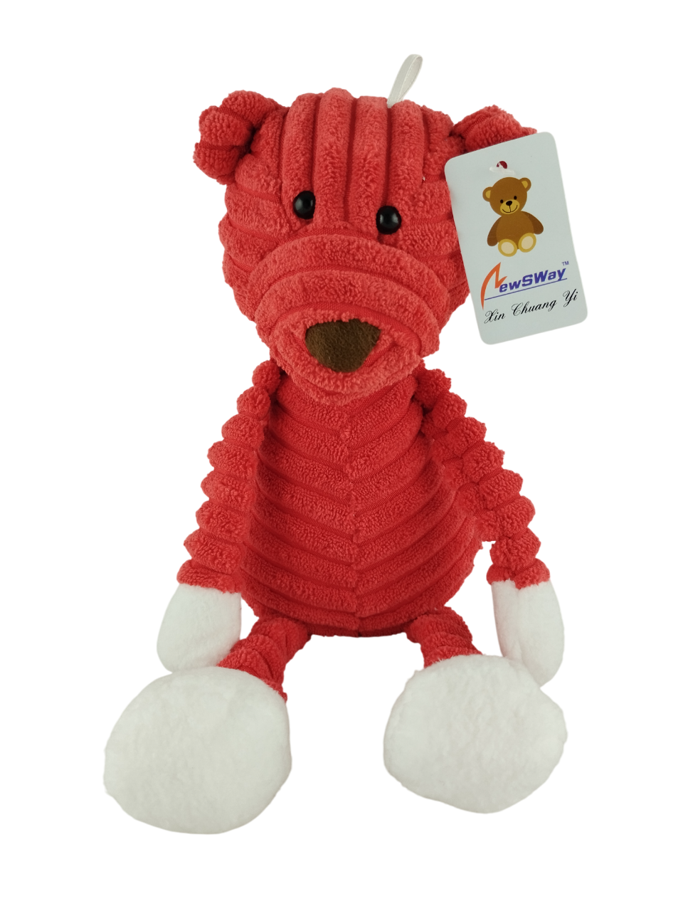 М'яка іграшка Ведмедик 32 см Червоний (000071) - фото 1 М'яка іграшка Ведмедик 32 см Червоний (000071) - фото 1