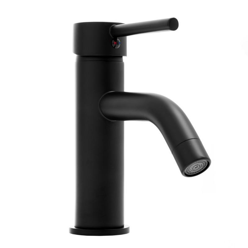 Смеситель для умывальника Yoka BU.LOVA-24-BLK reac-20000000056 однорычажный Черный (158875)