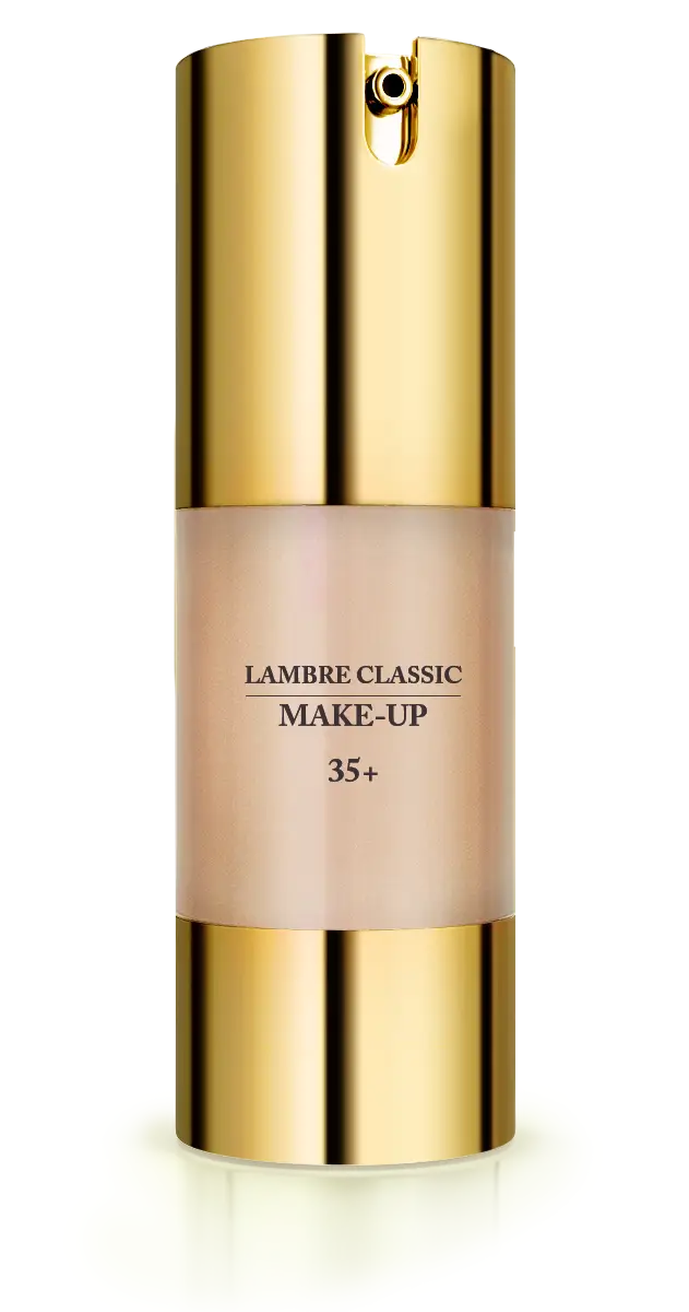 Тональная основа с эффектом лифтинга Lambre Make-up Gold 35+ №2 30 мл Розово-бежевый