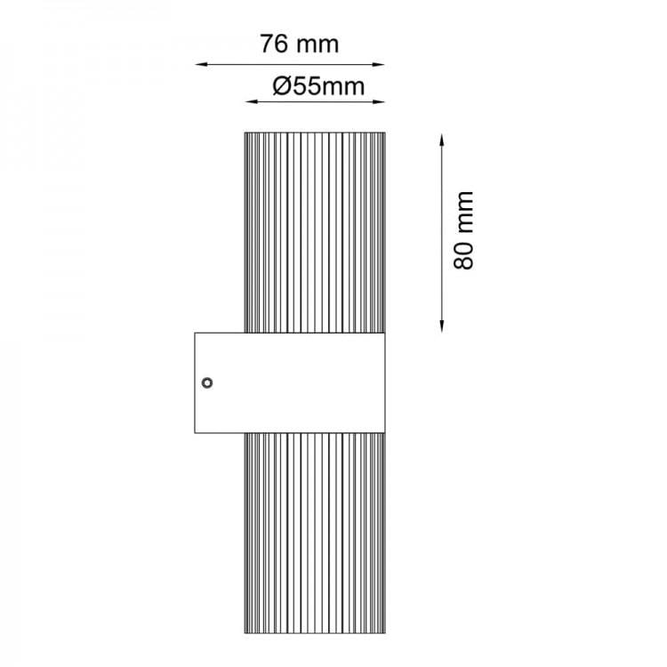 Светильник накладной Ardero DH0149ARD KAMO архитектурный под лампу Черный (30652472) - фото 3