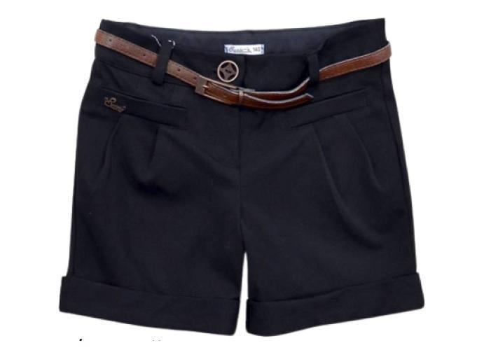 Шорты школьные для девочки Suzie АВРОРА 03 шерсть 146 см Черный (810801_146)