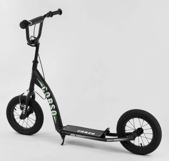 Самокат Corso CR-T 0070/1 ручне переднє гальмо/колеса надувні 12" (25155989) - фото 3 Самокат Corso CR-T 0070/1 ручне переднє гальмо/колеса надувні 12" (25155989) - фото 3