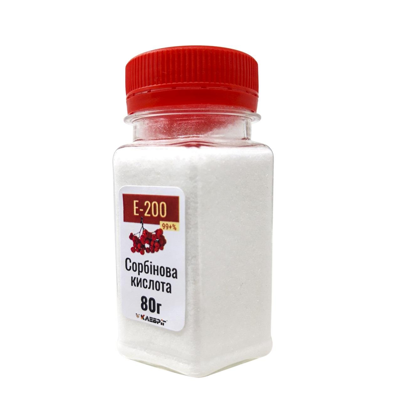 Харчова добавка Klebrig Сорбінова кислота Е-200 80 г (СОРкта-0,08)