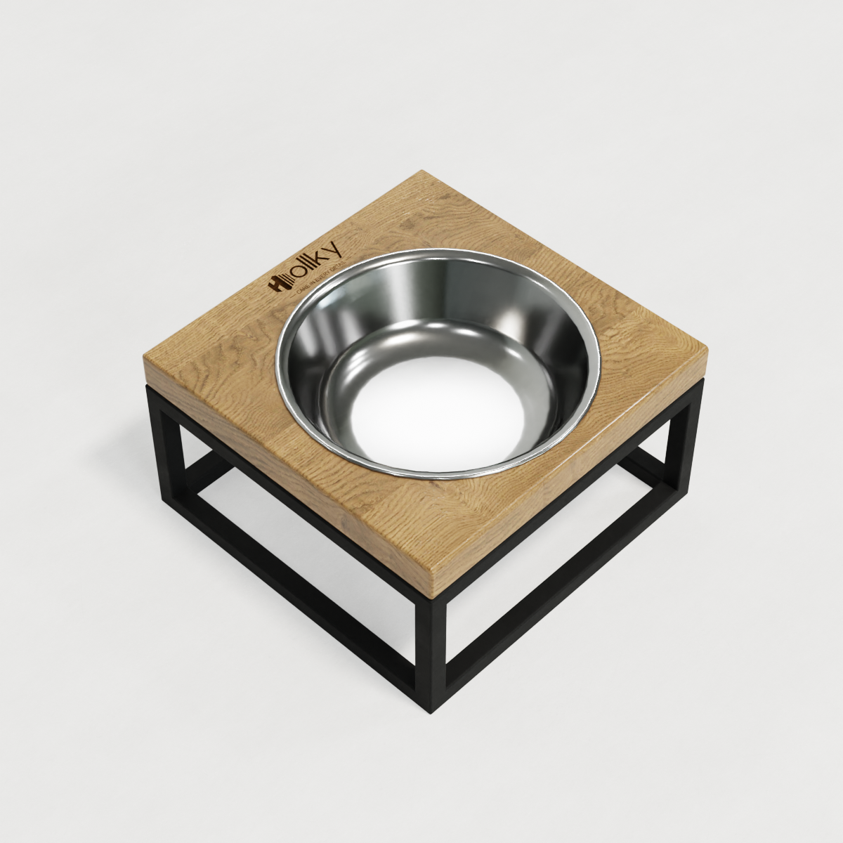 Миска на подставке для кошек и маленьких собак Hollky Base Solo S 0,45 л (S-18187-BLNT) - фото 5 Миска на подставке для кошек и маленьких собак Hollky Base Solo S 0,45 л (S-18187-BLNT) - фото 5