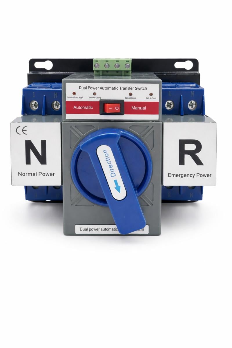 Автомат введення резерву AR.E ARQ2CB-63 2P 63A 220V Синій (33864294)