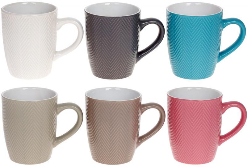 Набір керамічних кухлів Мадрид 360 мл 6 шт. Набір керамічних кухлів Мадрид 360 мл 6 шт.